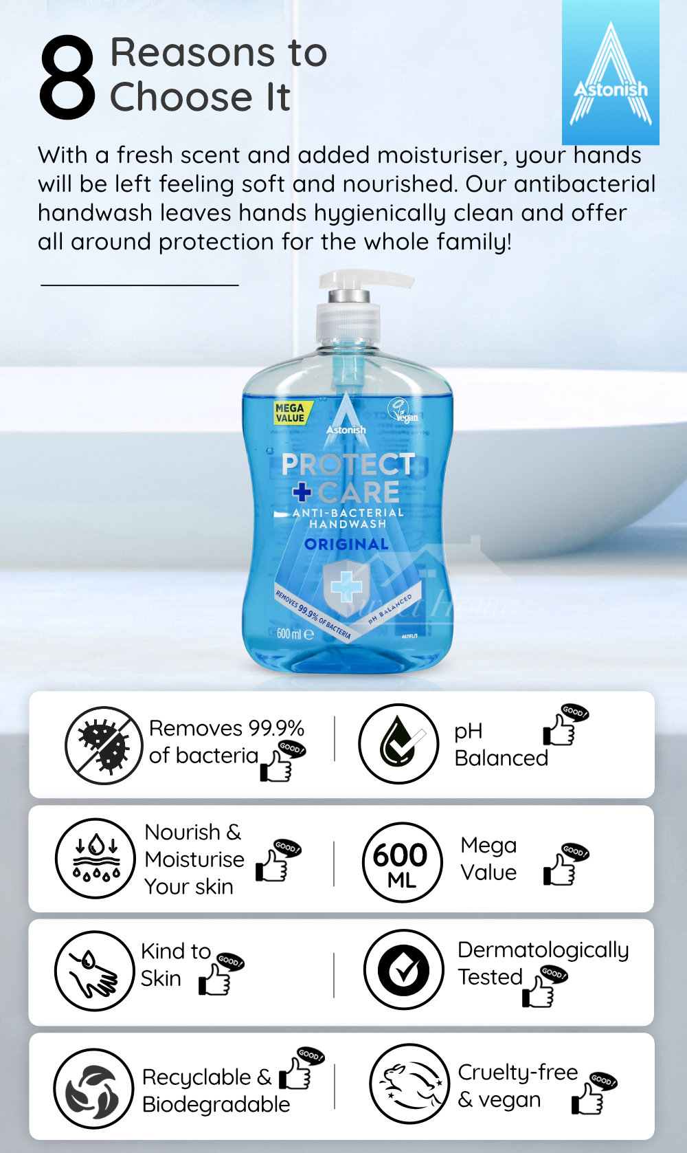 Astonish Antibacterial Handwash C4710-2